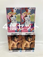 未開封 ワンピース ONE PIECE Grandista  ポートガス D エース  ONE PIECE FILM RED  ウタ フィギュア 2種4個セット LF4541 f099