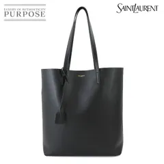 未使用 展示品 サンローラン SAINT LAURENT YSL モノグラム ショッピング トート バッグ レザー ブラック 600306 ゴールド 金具 90318250のサムネイル