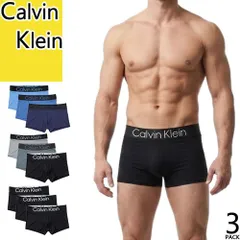 カルバンクライン Calvin Klein ボクサーパンツ アンダーウェア 下着 3枚セット メンズ 2026年春夏新作 ロゴ 刺繍 ローライズ おしゃれ 無地 大きいサイズ ブランド 黒 ブラック BOXER BRIEFS 3 PACK NP2607O