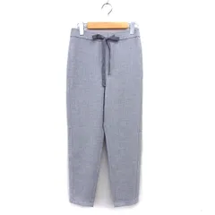 セオリーリュクス theory luxe テーパード イージーパンツ リボン ゆったり 無地 38 グレー /NT15