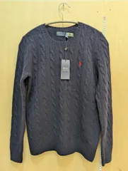 POLO RALPH LAUREN ポロラルフローレン レディース ジュリアナ セーター ネイビー ケーブル編　カシミヤ　ニット S、Mサイズ