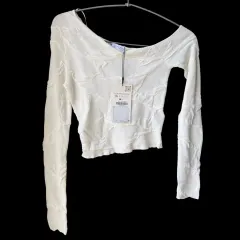 ザラ アシンメトリー 白T