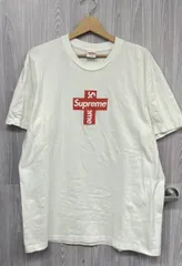 ホワイト supreme／シュプリーム／20AW／Cross Box  Logo／半袖Tシャツ／ L／ホワイト