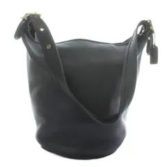 コーチ COACH オールドコーチ 9085 USA製 ショルダーバッグ ワンショルダー レザー バケツ 斜めがけ 黒 ブラック /XZ ■GY18