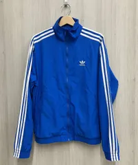 adidas アディダス ウーブン FIREBIRD トラックトップ Mサイズ ブルー ナイロンジャケット