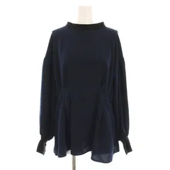 エウクレイド EUCLAID シャツ ブラウス プルオーバー 長袖 38 紺 88033-309 /YM