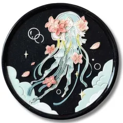 [techichidou] シーリングスタンプ ヘッド くらげ 花 桜 35mm 封蝋 スタンプ 海 幻想的 動物 植物 大判 結婚式 招待状 ギフト ラッピング おしゃれ アンティーク 真鍮 付け替え ハンドメイド デコレーション 素材 文房具 