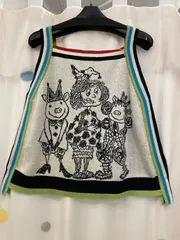 アルベロベロの綿　ニット　ベストのサムネイル
