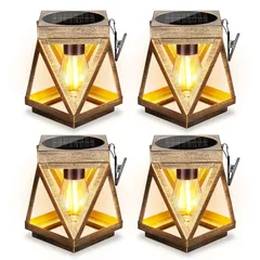 屋外 IP65防水 ガーデンライト おしゃれ ソーラーライト ledランタン LED 電球色 夜明け 自動オン/オフ アウトドアソーラーランタン 庭、花壇、パティオ、玄関、ベランダ、駐車場、歩道などに適用 屋外 照明 ガーデニング イルミネーション Letmy