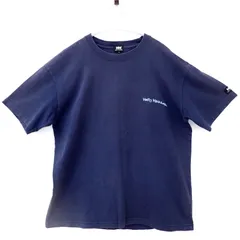 古着　HELLY HANSEN HH ヘリーハンセン　メンズロゴTシャツ　Lサイズ　ネイビー系　紺色　バックプリント