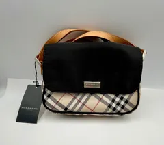 ③【美品】BURBERRY LONDON ミニショルダーバッグ ノバチェック柄 タグ付 バーバリーロンドン ⭐︎43