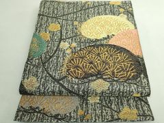 【美品】高級袋帯　明綴れ織　雲松　六通　キラキラ 美品】高級袋帯 明綴れ織 雲松 六通 キラキラ - メルカリ