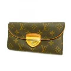 ★SALE【6cd4518-k】ルイヴィトン 三つ折り長財布 モノグラム ポルトフォイユウジェニ M60123 ブラウン【中古】レディース