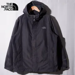 ノースフェイス THE NORTH FACE ナイロンジャケット XL ブラック グリーン 雰囲気系 ブラック マウンテンパーカー ロゴ刺繍 テック ストリート 古着 C721
