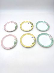 エインズレィ プレート3枚 皿 AYNSLEY ケーキ イギリス 花 鳥 - メルカリ