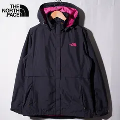 美品 ノースフェイス THE NORTH FACE ナイロンジャケット XL相当 表記XXL ブラック ピンク ロゴ刺繍 ドローコード ストリート Y2K オーバーサイズ マウンテンパーカー 古着 C726
