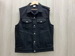 美品！アイアンハート IRON HEART 21oz黒鎧デニム ベスト L 40 希少 アイアンハート IRON HEART 21oz黒鎧デニム ベスト 40 【公式通販】