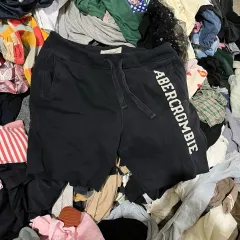 アバクロンビー ブラック ハーフパンツ ネイビー