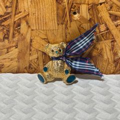 BURBERRYヴィンテージ テディベア ブローチ - メルカリ