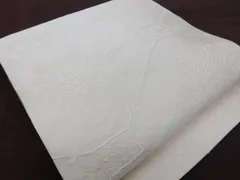 P42367　紋綴れ　八寸　名古屋帯　k