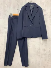Add Rouge アッドルージュ j5012 2点セット 洗える 通勤 ビジネス フォーマル セットアップ ジャケット パンツ スーツ size7AR/ネイビー ■◆ レディース