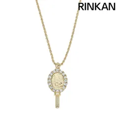 クリスチャンディオール ミラートップラインストーンネックレス レディース