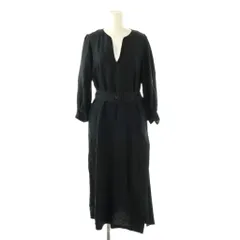 グリーンレーベルリラクシング ユナイテッドアローズ green label relaxing ワンピース ひざ丈 紺 ネイビー /ES