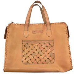 186001 現状品 IBIZA イビサ 革トートバッグ ブラウン メンズ