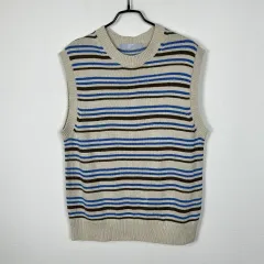 エイトセカンズ 2022 ニット ベスト ベスト メンズL 100 ラデン ヴィンテージ