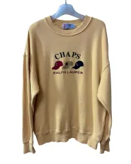 ヴィンテージ CHAPS by ralph lauren ラルフローレン 3-CAP 刺繍 スウェット