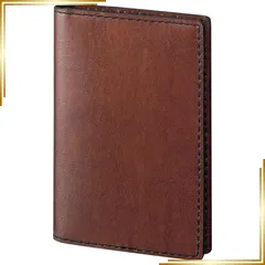 【新品】 レイメイ藤井 パスケース付 メモノート zeitVektor 革製 ブラウン ZVN204C 0