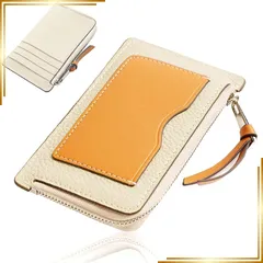 【新品】 [Ganve] フラグメントケース レディース 本革 御洒落 パスケース 小銭入れ付き 牛革 定期入れ 両面用 可愛い コインケース ミニ ブランド 薄い財布 女性 おしゃれ 軽量 ICカードケース 薄型 スリム レディース パス入れ カード入れ 0
