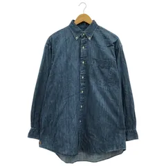 POLO RALPH LAUREN (ポロラルフローレン) THE BIG FIT デニムシャツ 右裾ポニー刺繍  ブルー M