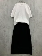 Mila Owen ミラオーウェン 09WN0231130 ニットTシャツ ドッキング ワンピース size1/黒 ■◇ レディース