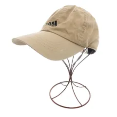 アディダス adidas 6パネル キャップ 帽子 F ベージュ /JS ■GY12