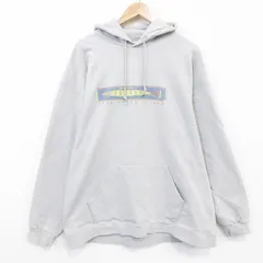 XL/古着 ラッセル 長袖 スウェット パーカー メンズ 90年代 90s 魚 USA製 ベージュ 霜降り 26mar17