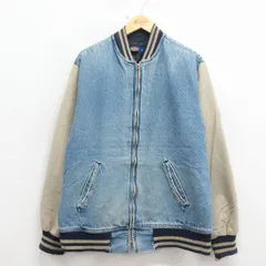 XL/古着 ディッキーズ 長袖 デニム ジャケット メンズ コットン 紺 デニム 26mar17のサムネイル