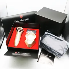 【期間限定！特別価格！！】未使用 トニーノランボルギーニ美顔器 ALPHA・ONE シャンパンゴールド ショッパー付き SR8-04-27-01のサムネイル