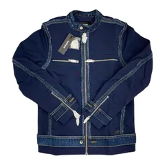 186004 新品未使用 DIESEL ディーゼル J-FONT ライダースジャケット XS