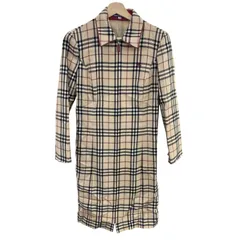 186005 BURBERRY BLUE LABEL バーバリーブルーレーベル ウール100 コート ノバチェック 38のサムネイル