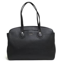 【新品タグ付】FURLA デイジートートバッグサフィアーノレザー自立 黒 新品タグ付】FURLA デイジートートバッグサフィアーノレザー自立 黒