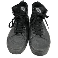 186001 現状品 VANS バンズ ハイカットスニーカー 42 26.5cm ブラック V38CL+SIDEGORE メンズ