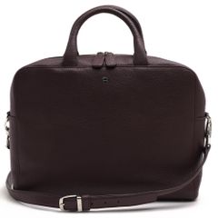 ミラショーン 日本製 定価5,8万 2WAY ビジネスバッグ 牛革 本革 チョコ