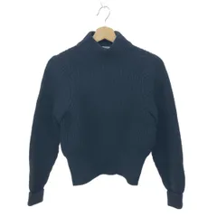acne studios アクネストゥディオズ ワッフルニット サイズ:M ショート丈/長袖セーター   ウール100％ ネイビー レディース / 241004012770のサムネイル