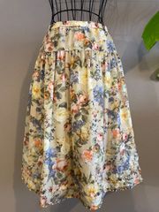 美品】blugirl Blumarine 花柄×レオパード フレアスカート - メルカリ