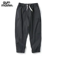 gym master ストレッチ ヘリンボーン パンツ メンズ レディース ガーデニングパンツ イージーパンツ アウトドア キャンプ 春夏秋 チャコールのサムネイル