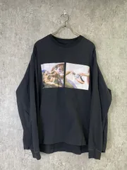 【中古】TIGHTBOOTH ﾀｲﾄﾌﾞｰｽ 高岡周策 PASS THE PIE L/S T-SHIRT Tｼｬﾂ 長袖 復刻 ﾌﾞﾗｯｸ M 33958946のサムネイル