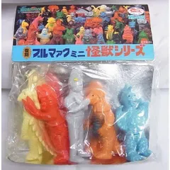 復刻ブルマァク ミニ怪獣シリーズ ソフビ Aセット（レンボラー、バルタン星人、ウルトラマン、ゴキネズラ、ペギラ）