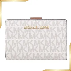 【新品】 [マイケルコース] MICHAEL KORS 財布(二つ折り財布) 35F8GTVF2B バニラ3 ジェット セット トラベル シグネチャー ウォレット レディース [アウトレット品] [ブランド] [並行輸入品] 0