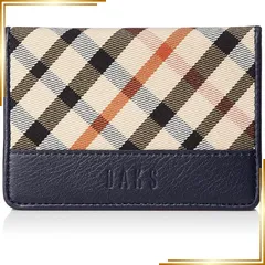 【新品】 [ダックス] 定期入れ-パスケース HouseCheck（ハウスチェック） ネイビー 0